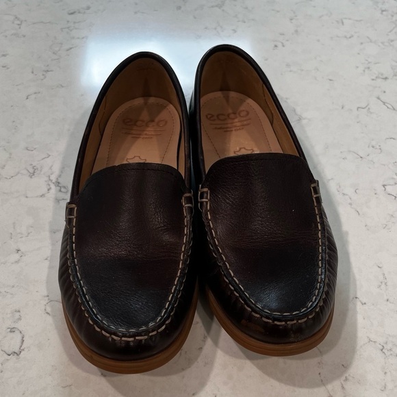 Ecco Leather woman Driving Loafer size 39 / 8-8.5 - Picture 6 of 15